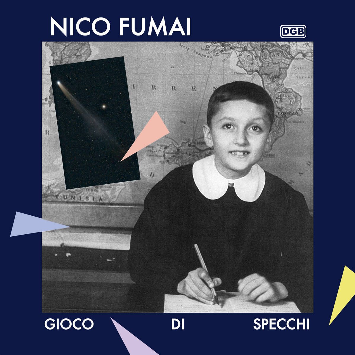 Gioco di specchi, 2017, cover LP, vinile 12”, stampa digitale a colori, 31 x 31 cm.